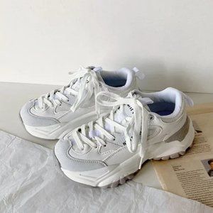 Daddy's shoes platform height-enhancing sneakers